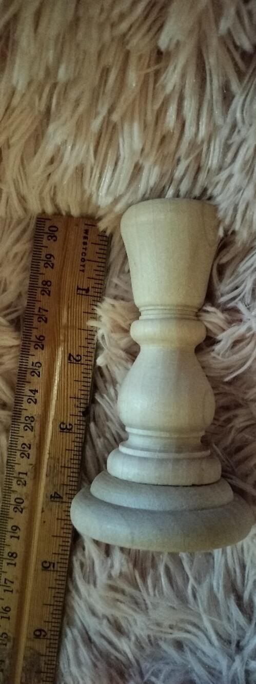 New Set Of 19 Unfinished Wooden 4" Candlesticks